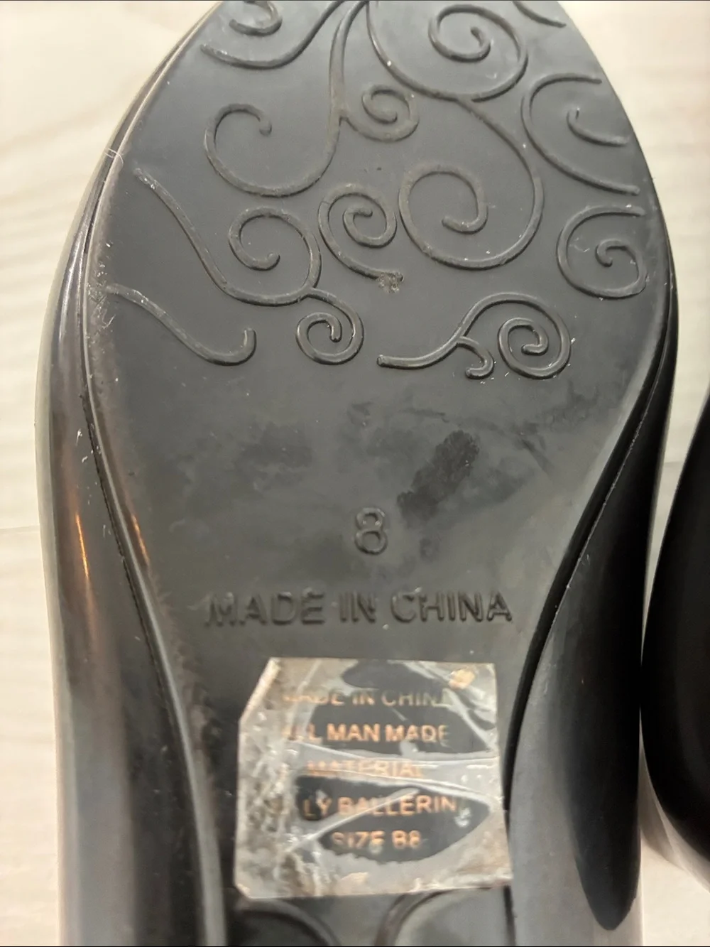 Kate spade Black Bow Pointed Jelly Flats